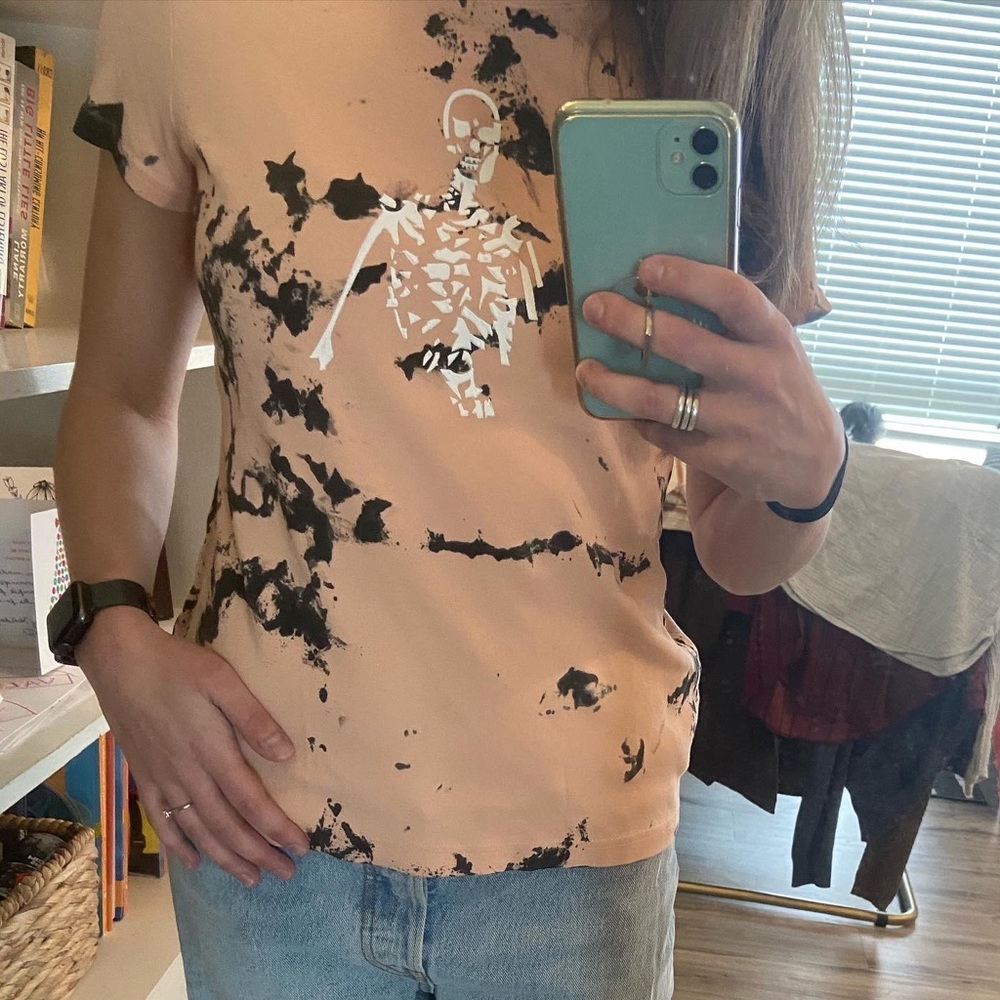 Skeleton shirt just in time for fall!